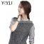 winter autumn women round collar thick cashmere vest sweater