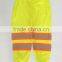 Men's breathable mesh safety pants with reflective tape