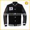 Customize Custom made Ladies Women Hoody College Fashion Winter High School Uniforms Baseball Patterns Fitted Varsity Jacket