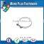 Made in Taiwan Stainless Steel thin hose clamp flexible hose clamp double wire