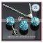 XP-JS-0208 ACTORY PRICE teartrop Bijoux rhinestone jewelry set in latest design