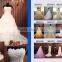 2017 wedding dress flower lace hand made beads new style mermaid Wedding Dress AS208
