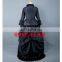 Rose Team-Free Shipping Custom-made Medieval Victorian Gown Ball Costume Dark Blue Gothic Punk Dress