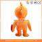 Custom green and orange alien doll toy