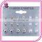 9pcs/set 2017 Amazon hot sell Europe and the United States jewelry pearl stack earrings