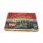 Empty rectangular chocolate candy gift packaging metal tin can box