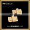 Fashionable Bag With Custom Twist Lock, Durable Zinc Alloy Twist Lock, Gold Plated Twist Lock