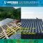 PVC glazed roof tile machine/ bamboo tile production line