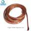 The supply is 7.6mm wide copper braided cable 3 d copper mesh
