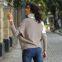OEM Factory Fall Design Women Turtleneck Pullover Knit Sweater