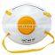 Safety Equipment with Valve White Adaptable FFP2 Protection Dust Nose Mask
