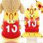 Pet dog Clothes cosplay Overcoat ball uniform cartoon Screaming chicken sports suit