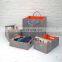 Bedroom office decoration small basket felt laundry storage basket