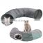 Exercising Hiding Pet Training funny folding cat play tunnel toy