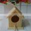 Small outdoor wooden bird house