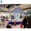 Factory high-quality customized  christmas decoration giant inflatable snow globe photo booth 4mDia with blowing snow for sale