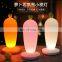 2020 hot selling Switch radish Led Night Light Battery Colorful Night Lamps For Kids