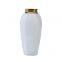 Jingdezhen Electroplate Gild Modern Simple White Ceramic Vase For Indoor Decor