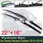 for Dacia Renault Dokker 2012~2016 Front Windscreen Windshield Wipers Blades Auto Car Wiper Blade Accessories 2013 2014 2015