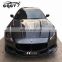 transparent engine cover for Maserati Quattroporte carbon fiber clear hood