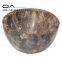 Colored marble stone bathroom sink and cabinet combo with factory cheap prices