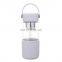 Eco-friendly 500ML portable borosilicate glass bottle with anti-scalding ring