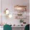 Simple and modern led Nordic bedroom long line small chandelier personality macaron bar pendant lighting