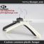 IMY-492 black cheap plastic hangers wholesale chrome