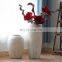 wholesale  jingdezhen White tall ceramic floor flower vase
