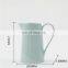 black blue new design color modern decoration ceramic kettle vase with handle