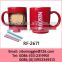 Professional U Shape Hot Sale 11oz Porcelain Chalk Mug for Promotion Coffee Mug
