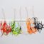 Silicone Skirts Fishing Spinnerbaits Buzzbaits Jig Lures Squid Rubber Skirt With Hook