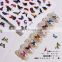 New arrival Wholesale Supplies DIY adhesive 3D butterfly Nail Decal holographic nail art sticker