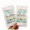 Custom Printed heat seal energy bar packaging bags with tear notch