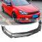 Honghang Manufacture Carbon Fiber Universal Type C Front Lip Bumper Diffuser Protector For All Car