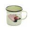 wholesale colorful printing classic customized personalized sublimation iron enamel outdoor cup
