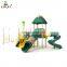 Children Amusement Park Equipment Kindergarten Kids Plastic Commercial Outdoor Playground Garden Slide And Swing