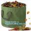 Reusable Gardening Bag with Lid Pop Up Bag, Pop Up Garden Bags for Leaf, Garden Bags, Reusable Heavy Duty Gardening Bag