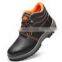 Customized PU Leather Security  Manager  safety shoes genuine leather men work boots