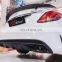 Automotive RT Style Tail Wing For Mercedes Benz C Class W205 Carbon Fiber Black Rear Spoilers
