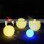 Classic outdoor garden lights/stone yard lantern waterproof led round stone christmas lights