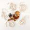 Set of 5 Perfect boho Pattern Macrame Christmas Ornaments, Farm House Christmas Decorations