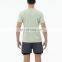 Solid Blank New Fitness Breathable Plaid Jogging Gym Loose Fit T-Shirt Plus Size Workout Training Short Sleeve Shirts For Men