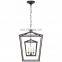 New Double Cage Pendant Light VISUAL COMFORT 4 Light  Gold Foyer Lantern Ceiling Light Rustic Vintage pendant lamp