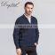 Men's Knitted Zipper Jacket Solid Color Knit Thick Man Merino Wool Sweater