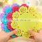 custom silicone pad mat,rubber soft silicone cup mats,heat resistance silicone coaster