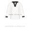 High quality women long sleeve V-neck fashion comfortable ladies t shirt hot sellingTS128