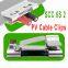 Wholesales SCC 90 6S 2 Stainless Steel 301 Good Looking PV Wire Clip Solar Panel Cable Clips