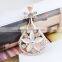 New Style Fashion Diamond Gemstone Brooch Classical Music-Instrumental Pipa Brooch