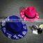 Autumn Winter Fedora Hat Creative Painting Large Brim Women Sun Hat